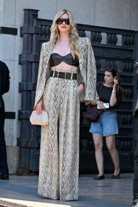 PFW Haute Couture Elie Saab Outside Arrivals JR Zita d Hauteville arriving at the Elie Saab show during Haute Couture Fashion Week in Paris, France, on 8 July 2026. Photo by Julien Reynaud APS-Medias ABACAPRESS.COM Paris France  Copyright: xReynaudxJulien APS-Medias ABACAx