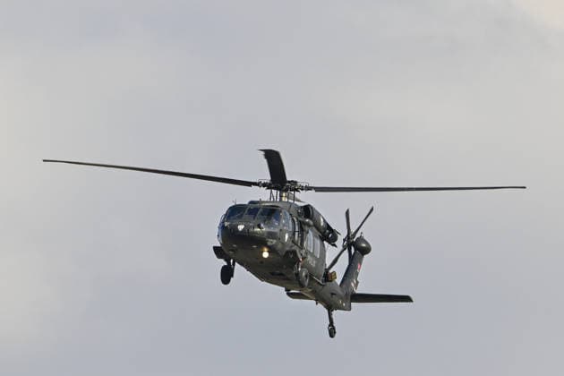 NATO Ankara Summit ANKARA, TURKIYE - JULY 8: Helicopters patrol the skies as aerial security measures are implemented while heads of state and government depart following the NATO Ankara Summit, in Ankara, Turkiye, on July 8, 2026. Ismail Kaplan Anadolu Ankara Turkey. Editorial use only. Please get in touch for any other usage.  Copyright: x2026xAnadoluxIsmailxKaplanx