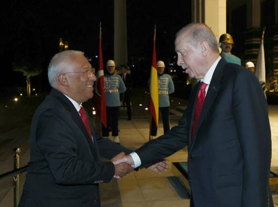 Turkish President Erdogan receives Ursula von der Leyen and Antonio Costa in Ankara ANKARA, TURKIYE - JULY 8: (----EDITORIAL USE ONLY - MANDATORY CREDIT - TURKISH PRESIDENCY MURAT CETINMUHURDAR HANDOUT - NO MARKETING NO ADVERTISING CAMPAIGNS - DISTRIBUTED AS A SERVICE TO CLIENTS----) Turkish President Recep Tayyip Erdogan welcomes European Commission President Ursula von der Leyen (not seen) and European Council President Antonio Costa at the Presidential Complex in Ankara, Turkiye, on July 8, 2026. Turkish Presidency Murat Cetinmuhurdar Handout Anadolu Ankara Turkey. Editorial use only. Please get in touch for any other usage.  Copyright: x2026xAnadoluxTurkishxPresidency xMuratxCetinmuhurdarx xHandoutx