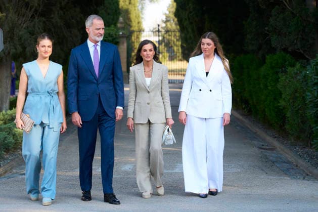 08-07-2026 Zaragoza Princess Sofia with Princess Leonor and Queen Letizia and King Felipe during attending the Docentes Referentes event by Ibercaja Foundation in Zaragoza. No Spain Â  Copyright: xPPEx