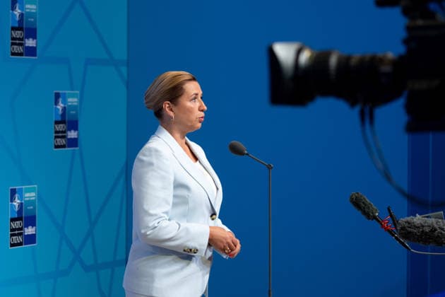 July 8, 2026, Ankara, Antwerp, Turkey: ANKARA, TURKIJE - 08.07.2026..Secretary-General Mark Rutte and the heads of government of the NATO member states arrive at the Bestepe Presidential Compound in Ankara for day 2 of the summit in Ankara. ..Also the Danish Prime minister Frederiksen who told the press again that Greenland is not for sale. Ankara Turkey  - ZUMAr234 20260708_zip_r234_011 Copyright: xBobxReijndersx