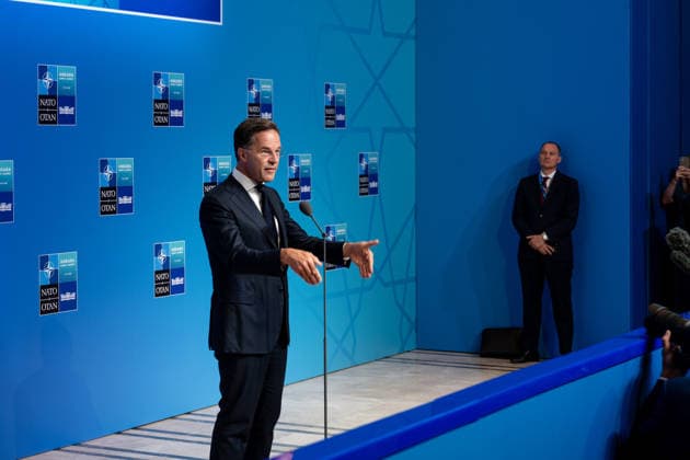 July 8, 2026, Ankara, Antwerp, Turkey: ANKARA, TURKIJE - 08.07.2026..Secretary-General Mark Rutte and the heads of government of the NATO member states arrive at the Bestepe Presidential Compound in Ankara for day 2 of the summit in Ankara. Ankara Turkey - ZUMAr234 20260708_zip_r234_008 Copyright: xBobxReijndersx