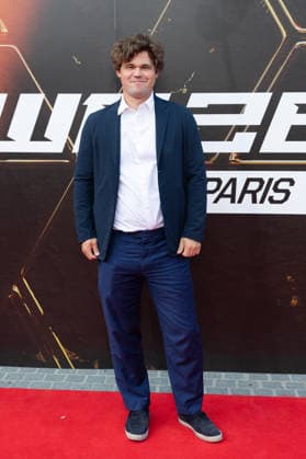 Esports World Cup 2026 Opening Ceremony Magnus Carlsen Grandmaster, world number one in the Elo rankings, and twenty-one-time world chess champion attends Esports World Cup 2026 Opening Ceremony at La Seine Musicale on July 08, 2026 in Paris, France. Photo by Nasser Berzane ABACAPRESS.COM Paris France  Copyright: xBerzanexNasser ABACAx