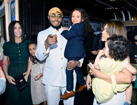 Flesh-n-Bone of the Hip-Hop group Bone Thugs-N-Harmony is joined by family members during a ceremony honoring them with the 2,851st star on the Hollywood Walk of Fame in Los Angeles on Wednesday, July 8, 2026.  LAP2026070821 JIMxRUYMEN
