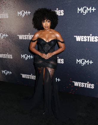 MGM+ s The Westies New York Premiere Jessica Frances Dukes attending MGM+ s The Westies New York Premiere held at the SVA Theatre on July 8, 2026 in New York City, NY New York City SVA Theatre NY USA Copyright: xStevenxBergman AFF-USA.COMx