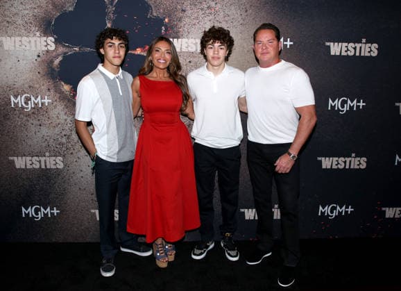MGM+ s The Westies New York Premiere Dolores Catania and Paul Connell attending MGM+ s The Westies New York Premiere held at the SVA Theatre on July 8, 2026 in New York City, NY New York City SVA Theatre NY USA Copyright: xStevenxBergman AFF-USA.COMx
