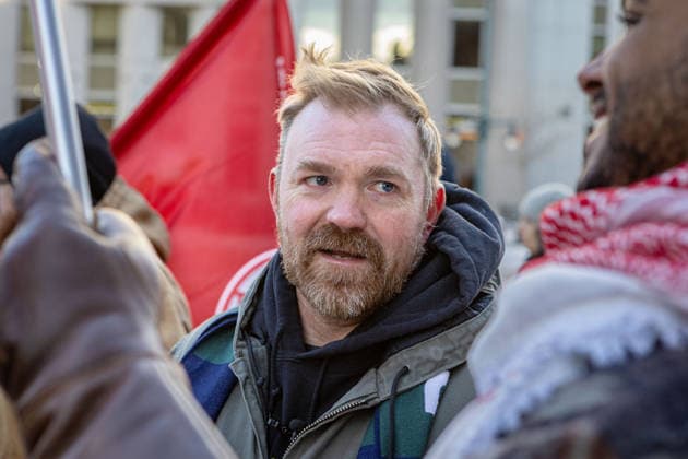 July 8, 2026, Portland, Maine, USA: Planter just announced he is suspending his Senate bid. American political candidate, oyster farmer, and Marine Corps veteran, Democratic nominee in the 2026 U.S. Senate election in Maine, challenging incumbent Republican Senator S. Collins. Platner, facing mounting pressure to withdraw from top Democrats to quit, after ex-girlfriend Jenny Racicot, a 41-year-old Maine resident, accused him of sexually assaulting her in 2021, an allegation Platner denies. FILE PHOTO: Dateline: January, 3, 2026, Portland, Maine, USA: Maine Democratic U.S. Senate candidate GRAHAM CUNNINGHAM PLATNER, 41, speaks at an anti-war rally in Portland, Maine. Portland USA  - ZUMAg349 20260103_new_g349_622 Copyright: xTroyxR.xBennettx