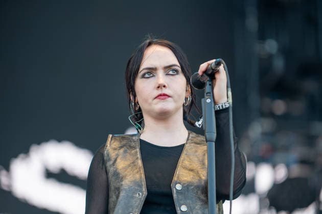 July 8, 2026, Trencin, Slovakia: Katie Ball from the Irish band, Just Mustard seen performing live on the stage during the Pohoda Festival 2026 at Airport Trencin. Pohoda festival the biggest open-air summer music festival in Slovakia, celebrates 30th anniversary. Trencin Slovakia - ZUMAs197 20260708_aaa_s197_181 Copyright: xTomasxTkacikx