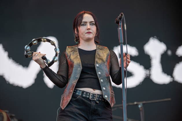 July 8, 2026, Trencin, Slovakia: Katie Ball from the Irish band, Just Mustard seen performing live on the stage during the Pohoda Festival 2026 at Airport Trencin. Pohoda festival the biggest open-air summer music festival in Slovakia, celebrates 30th anniversary. Trencin Slovakia - ZUMAs197 20260708_aaa_s197_184 Copyright: xTomasxTkacikx