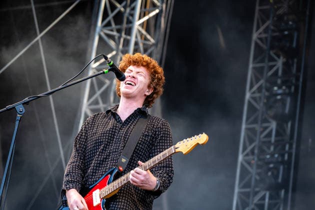 July 8, 2026, Trencin, Slovakia: David Noonan from the Irish band, Just Mustard seen performing live on the stage during the Pohoda Festival 2026 at Airport Trencin. Pohoda festival the biggest open-air summer music festival in Slovakia, celebrates 30th anniversary. Trencin Slovakia - ZUMAs197 20260708_aaa_s197_191 Copyright: xTomasxTkacikx