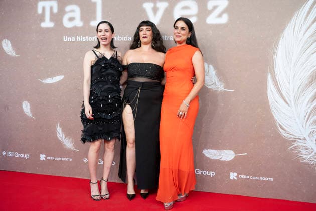 Tal Vez Photocall premier in madrid, Spain - 8 JULY 2026. Adriana Ugarte, Arima León and Tania Santana attend the Tal Vez photocall at the Urso Hotel . Madrid Spain Copyright: xAtilanoxGarciax xSOPAxImagesx photo01742
