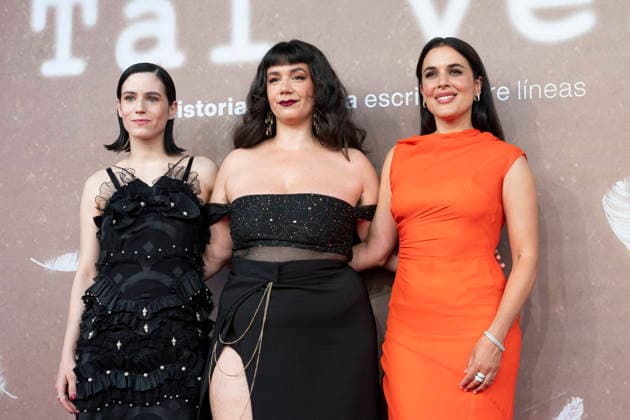 Tal Vez Photocall premier in madrid, Spain - 8 JULY 2026. Adriana Ugarte, Arima León and Tania Santana attend the Tal Vez photocall at the Urso Hotel . Madrid Spain Copyright: xAtilanoxGarciax xSOPAxImagesx photo01744