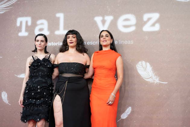 Tal Vez Photocall premier in madrid, Spain - 8 JULY 2026. Adriana Ugarte, Arima León and Tania Santana attend the Tal Vez photocall at the Urso Hotel . Madrid Spain Copyright: xAtilanoxGarciax xSOPAxImagesx photo01745
