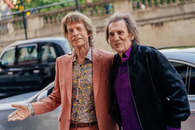 Mick Jagger and Ronnie Wood during the photo call for the launch of the Rolling Stones™ album Foreign Tongues at St Clement Hotel on July 08, 2026 in London, England. LONDON, ENGLAND - JULY 08: Mick Jagger and Ronnie Wood during the photo call for the launch of the Rolling Stones™ album Foreign Tongues at St Clement Hotel on July 08, 2026 in London, England., Credit:Pupat Chenaksara Avalon United Kingdom, London, St Clement Hotel  Copyright: xPupatxChenaksarax xAvalonx 1115359418