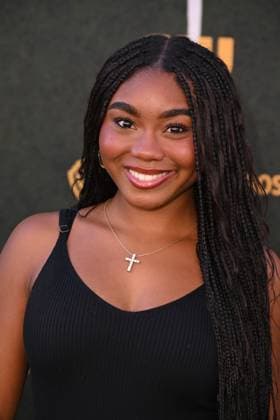 Los Angeles CA July 8: Sydney Thomas at the All American Season 8 Premiere on July 8, 2026 Credit: Michael Mattes USA - ZUMAa123 20260709_zaa_a123_007 Copyright: xAdMediax
