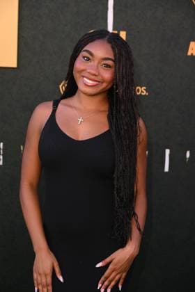 Los Angeles CA July 8: Sydney Thomas at the All American Season 8 Premiere on July 8, 2026 Credit: Michael Mattes USA - ZUMAa123 20260709_zaa_a123_055 Copyright: xAdMediax