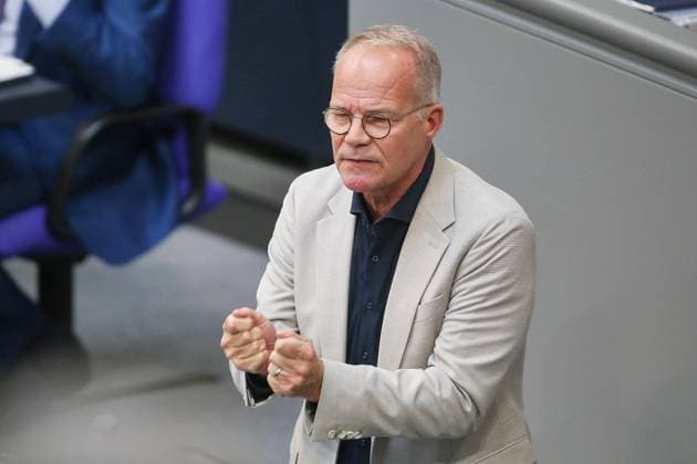 Berlin, Deutschland, 09.07.2026: Deutscher Bundestag: 89. Bundestagssitzung: SPD-Fraktionschef Matthias Miersch spricht nach der Regierungserklärung des Kanzlers. *** Berlin, Germany, July 9, 2026 German Bundestag 89th Session of the Bundestag SPD Caucus Leader Matthias Miersch speaks following the Chancellor s policy address Copyright: xdtsxNachrichtenagenturx dts_126798