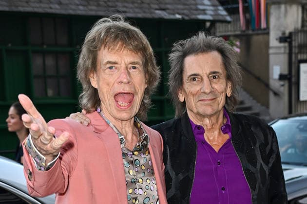 Celebrities attend the The Rolling Stones Foreign Tongues album launch at the St Clement Hotel in London Featuring: Mick Jagger, Ronnie Wood Where: London, United Kingdom When: 08 Jul 2026 Credit: Cover Images EDITORIAL USE ONLY. NOT FOR USE BY NEWSPAPERS BASED IN THE UK. Copyright: xx coverimg55838825