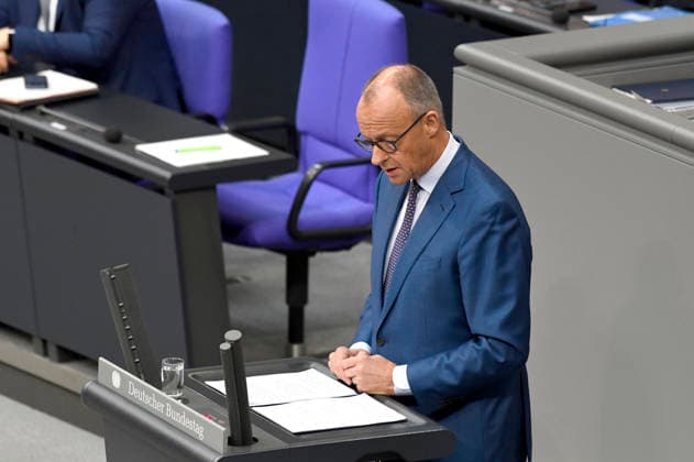 Friedrich Merz in der 89. Sitzung des 21. Deutschen Bundestages im Reichstagsgebäude. Berlin, 09.07.2026 *** Friedrich Merz at the 89th session of the 21st German Bundestag in the Reichstag Building in Berlin, July 9, 2026 Foto:xF.xKernx xFuturexImagex bundestagssitzung89_6736