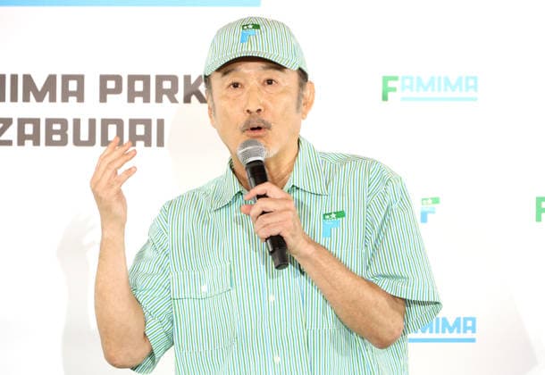 July 9, 2026, Tokyo, Japan - Japanese actor Kotaro Yoshida in clad of the new uniform of Japan s convenience store chain FamilyMart speaks at a press conference as FamilyMart opens the new flagship store in Tokyo on Thursday, July 9, 2026. FamilyMart will opens the new style store Famima Park Azabudai which sales various private brand goods including aparel on July 10. (photo by Yoshio Tsunoda AFLO)  aflo_337405746