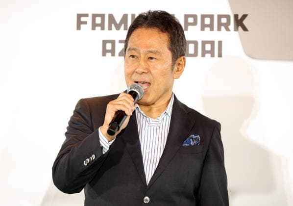 July 9, 2026, Tokyo, Japan - Japan s convenience store chain FamilyMart president Tatsuo Odani speaks at a press conference as FamilyMart opens the new flagship store in Tokyo on Thursday, July 9, 2026. FamilyMart will open the new style store Famima Park Azabudai which sales various private brand goods including aparel on July 10. (photo by Yoshio Tsunoda AFLO)  aflo_337405763