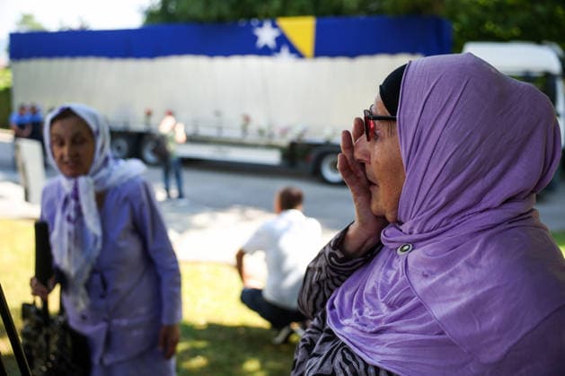 Ten newly identified victims of Srebrenica massacre will be buried on massacre anniversary People pay respect as the truck carrying remains of the identified victims of the 1995 Srebrenica massacre to the Memorial centre in Potocari, where they will be buried on July 11, in Visoko, Bosnia and Herzegovina, July 09, 2026.  ArminxDurgut PIXSELL