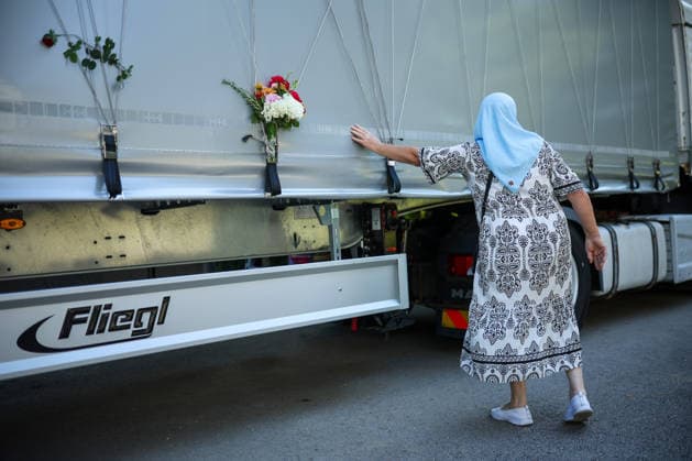 Ten newly identified victims of Srebrenica massacre will be buried on massacre anniversary A woman stands next to a truck carrying remains of the identified victims of the 1995 Srebrenica massacre to the Memorial centre in Potocari, where they will be buried on July 11, in Visoko, Bosnia and Herzegovina, July 09, 2026.  ArminxDurgut PIXSELL