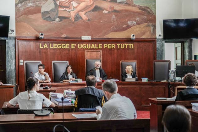 IPA86528568 - MILAN, July 9, 2026 Court: The trial of former Forza Italia Senator Marcello Dell Utri and his wife, Miranda Ratti, begins.  Copyright: xEmanuelexRobertoxDexCarlix xx 86528568