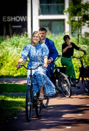 09-07-2026 Amsterdam Queen Maxima visited ˜G-buurt Noord™ and ˜K-buurt™ in the Zuidoost district in Amsterdam as part of the ˜Debt-Free Neighbourhood™ initiative. Â  Copyright: xPPEx