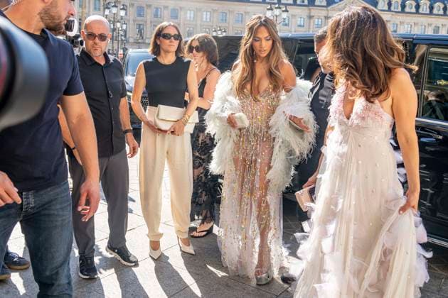 July 9, 2026, Paris, Fra, France: Jennifer Lopez attended the Celia Kritharioti show on Thursday during Paris Haute Couture week. Paris France - ZUMAv140 20260709_zip_v140_002 Copyright: xReginaxVoroninax