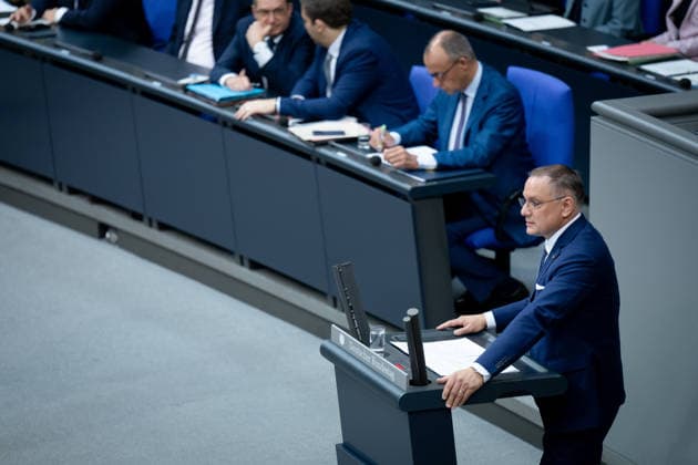 Bundestag, Tino Chrupalla, AfD, MdB Reichstagsgebäude, Bundestag, Sitzungswoche, Tino Chrupalla, AfD, MdB Berlin Berlin GER *** Bundestag, Tino Chrupalla, AfD, Member of the Bundestag, Reichstag Building, Bundestag, session week, Tino Chrupalla, AfD, Member of the Bundestag, Berlin, Berlin, GER