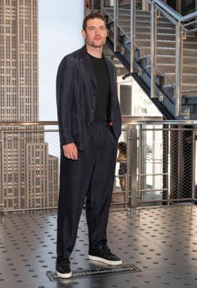 July 8, 2026, New York, New York, USA: TOM BRITTNEY visits the Empire State Building in New York to celebrate the Premiere of The Westies on MGM. 8 July 2026 New York USA - ZUMAa265 20260708_zep_a265_056 Copyright: xEricxAcquayex