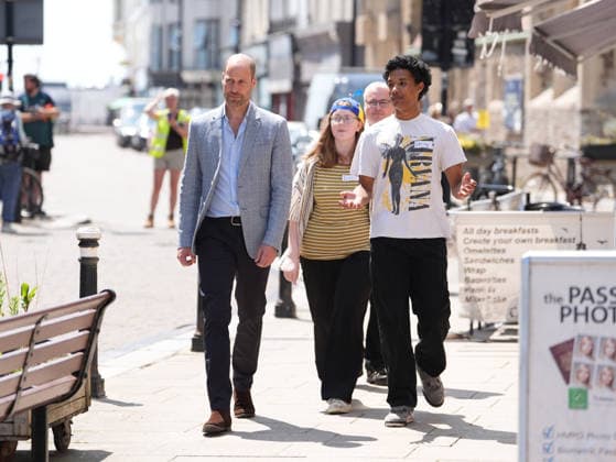 . 09 07 2026. Hastings, United Kingdom. Prince William during a visit to Hastings, United Kingdom, where he played crazy golf and met local fishermen.  xPoolx xi-Imagesx IIM-26896-0031