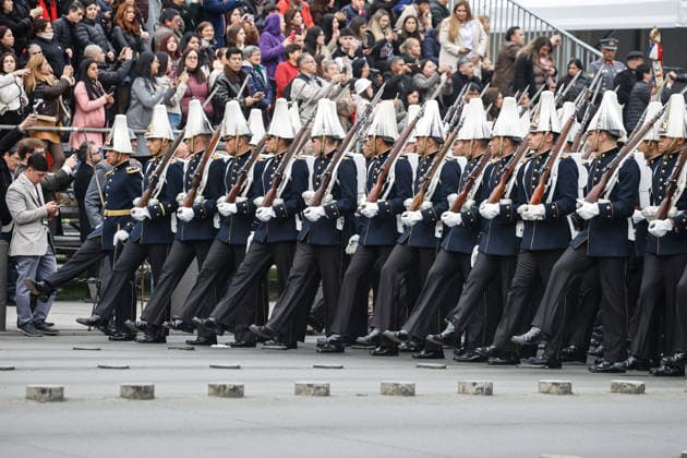 Santiago, July 9, 2026 President José Antonio Kast participates in the 2026 Oath to the Flag ceremony at the Plaza de la Ciudadanía Diego Martin Aton Chile, Aton 1171124 jpeg  Copyright: DIEGOxMARTIN ATONxCHILE