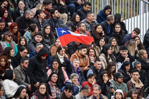 Santiago, July 9, 2026 President José Antonio Kast participates in the 2026 Oath to the Flag ceremony at the Plaza de la Ciudadanía Diego Martin Aton Chile, Aton 1171126 jpeg  Copyright: DIEGOxMARTIN ATONxCHILE