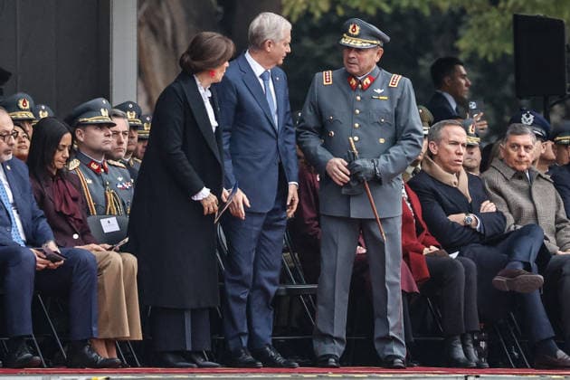 Santiago, July 9, 2026 President José Antonio Kast participates in the 2026 Oath to the Flag ceremony at the Plaza de la Ciudadanía Diego Martin Aton Chile, Aton 1171151 jpeg  Copyright: DIEGOxMARTIN ATONxCHILE