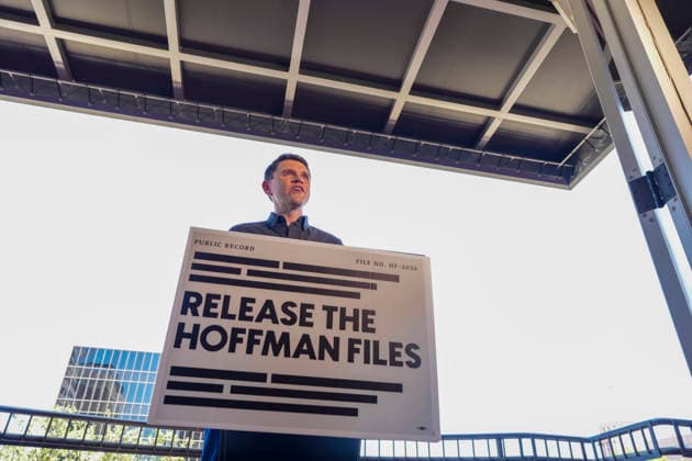 July 9, 2026, Austin, Tx, United States: U.S. Senate candidate JAMES TALARICO holds a press conference across from opponent Republican Texas Attorney General Ken Paxton s office in downtown Austin on July 9, 2026. Democrat Talarico criticized AG Paxton s handling of a Waco child predator case that landed the guilty perpetrator less than 30 days in jail. Austin United States  - ZUMAd150 20260709_znp_d150_009 Copyright: xBobxDaemmrichx