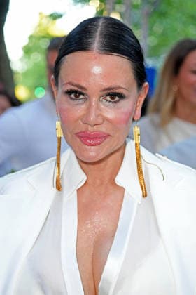 Djamila Rowe bei der Restaurant Bellucci La Grande Bellezza Sommerparty in Berlin am 09.07.2026 *** Djamila Rowe at the Bellucci La Grande Bellezza summer party in Berlin on July 9, 2026