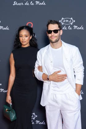 Sidaction Diner De La Mode NB Manon Meret, Simon Porte Jacquemus attends the Sidaction Diner de la Mode as part of Paris Fashion Week at Lycee Carnot on July 09, 2026 in Paris, France. Photo by Nasser Berzane ABACAPRESS.COM Paris France  Copyright: xBerzanexNasser ABACAx