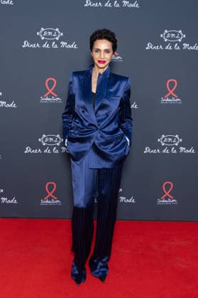 Sidaction Diner De La Mode NB Farida Khelfa attends the Sidaction Diner de la Mode as part of Paris Fashion Week at Lycee Carnot on July 09, 2026 in Paris, France. Photo by Nasser Berzane ABACAPRESS.COM Paris France  Copyright: xBerzanexNasser ABACAx