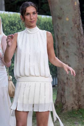 ELLE GOURMET AWARDS 2026, Maria Pombo attends the ELLE GOURMET AWARDS 2026, at the Italian Embassy in Madrid, July 9, 2026, Spain Madrid Spain Copyright: xAtilanoxGarciax xSOPAxImagesx photo01838