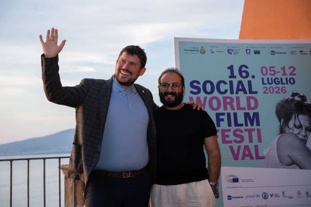 16th Social World Film Festival 2026 in Vico Equense, Italy - 08 Jul 2026 Giuseppe Alessio Nuzzo (L) and Fabio Balsamo (R) attend the 16th Social World Film Festival 2026 Vico Equense Italy Copyright: xAndreaxGulíx xSOPAxImagesx AGULI_SocialWorldFilmFestival2026_04(10)