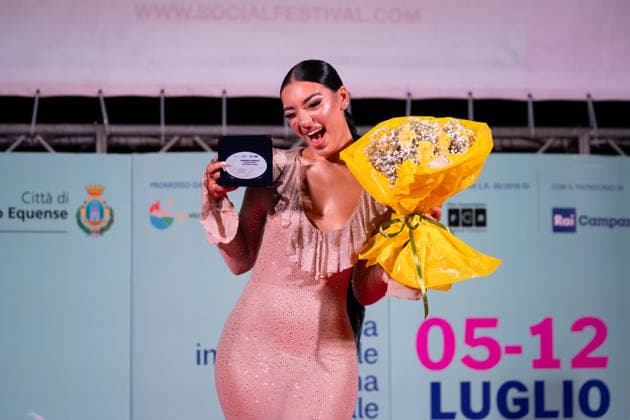 16th Social World Film Festival 2026 in Vico Equense, Italy - 08 Jul 2026 Aurora Venosa attends the 16th Social World Film Festival 2026 Vico Equense Italy Copyright: xAndreaxGulíx xSOPAxImagesx AGULI_SocialWorldFilmFestival2026_04(39)