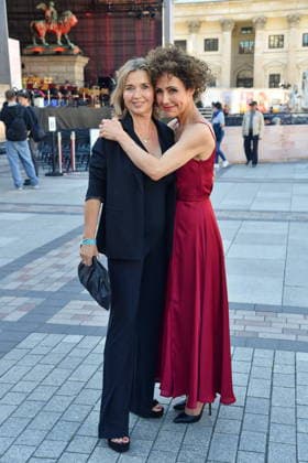 Classic Open Air - Berlin Tina Ruland und Anastasia Zampounidis beim Classic Open Air auf dem Gendarmenmarkt in Berlin am 09.07.2026 *** Classic Open Air Berlin: Tina Ruland and Anastasia Zampounidis at the Classic Open Air on the Gendarmenmarkt in Berlin on July 9, 2026 Copyright: xEventpressxBerndtx