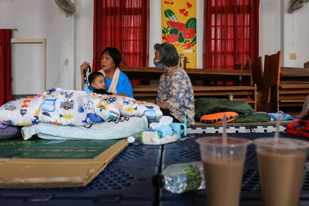 Typhoon Bavi sets to hit Taiwan after land, sea warnings issued HUALIEN COUNTY, TAIWAN – JULY 10: Residents of the flood-prone Guangfu Township take shelter at church, as Typhoon Bavi sets to hit the island today, in Guangfu Township, Hualien County, Taiwan, on July 10, 2026. People residing in flood-prone and low-lying areas across the island have been ordered to evacuate or take shelter as Typhoon Bavi is set to strike Taiwan with powerful winds and torrential rains, disrupting flights, school and work in several cities. The typhoon is expected to move toward China in the coming days. Daniel Ceng Anadolu Hualien Taiwan. Editorial use only. Please get in touch for any other usage.  Copyright: x2026xAnadoluxDanielxCengx