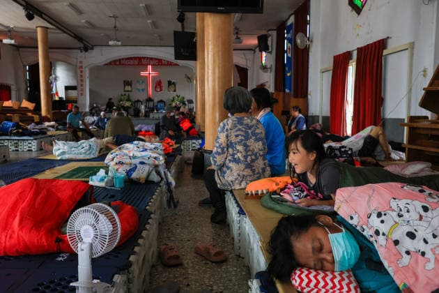 Typhoon Bavi sets to hit Taiwan after land, sea warnings issued HUALIEN COUNTY, TAIWAN – JULY 10: Residents of the flood-prone Guangfu Township take shelter at church, as Typhoon Bavi sets to hit the island today, in Guangfu Township, Hualien County, Taiwan, on July 10, 2026. People residing in flood-prone and low-lying areas across the island have been ordered to evacuate or take shelter as Typhoon Bavi is set to strike Taiwan with powerful winds and torrential rains, disrupting flights, school and work in several cities. The typhoon is expected to move toward China in the coming days. Daniel Ceng Anadolu Hualien Taiwan. Editorial use only. Please get in touch for any other usage.  Copyright: x2026xAnadoluxDanielxCengx