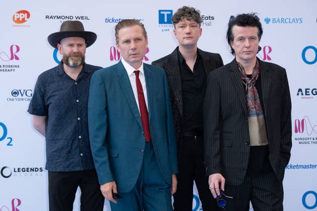Franz Ferdinand (Robert Hardy, Alex Kapranos, Julian Corrie and Dino Bardot) attends the Nordoff and Robbins O2 Silver Clef Awards at the Royal Albert Hall in London, England. UK. Thursday 9th July 2026. Copyright: xJamesxWarrenx NORDOFF AND ROBBINS O2 SILVER CLEF AWARDS41
