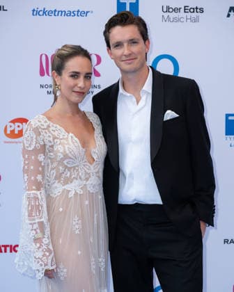 Chloe Stroll and Scott James attends the Nordoff and Robbins O2 Silver Clef Awards at the Royal Albert Hall in London, England. UK. Thursday 9th July 2026. Copyright: xJamesxWarrenx NORDOFF AND ROBBINS O2 SILVER CLEF AWARDS64