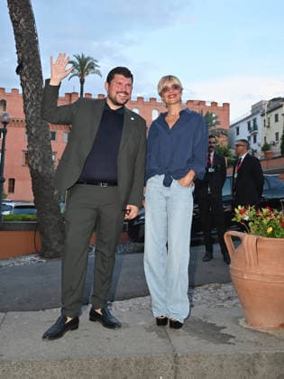 Micaela Ramazzotti receives the Lifetime Achievement Award at the 2026 Social Film Festival - 09 Jul 2026 Micaela Ramazzotti and Giuseppe Alessio Nuzzo attend the 2026 Social Film Festival. Vico Equense Italy Copyright: xAntoninoxD Espositox xSOPAxImagesx DSC_4509
