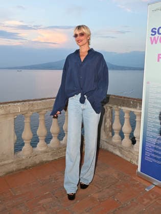 Micaela Ramazzotti receives the Lifetime Achievement Award at the 2026 Social Film Festival - 09 Jul 2026 Micaela Ramazzotti attends the 2026 Social Film Festival. Vico Equense Italy Copyright: xAntoninoxD Espositox xSOPAxImagesx DSC_4651